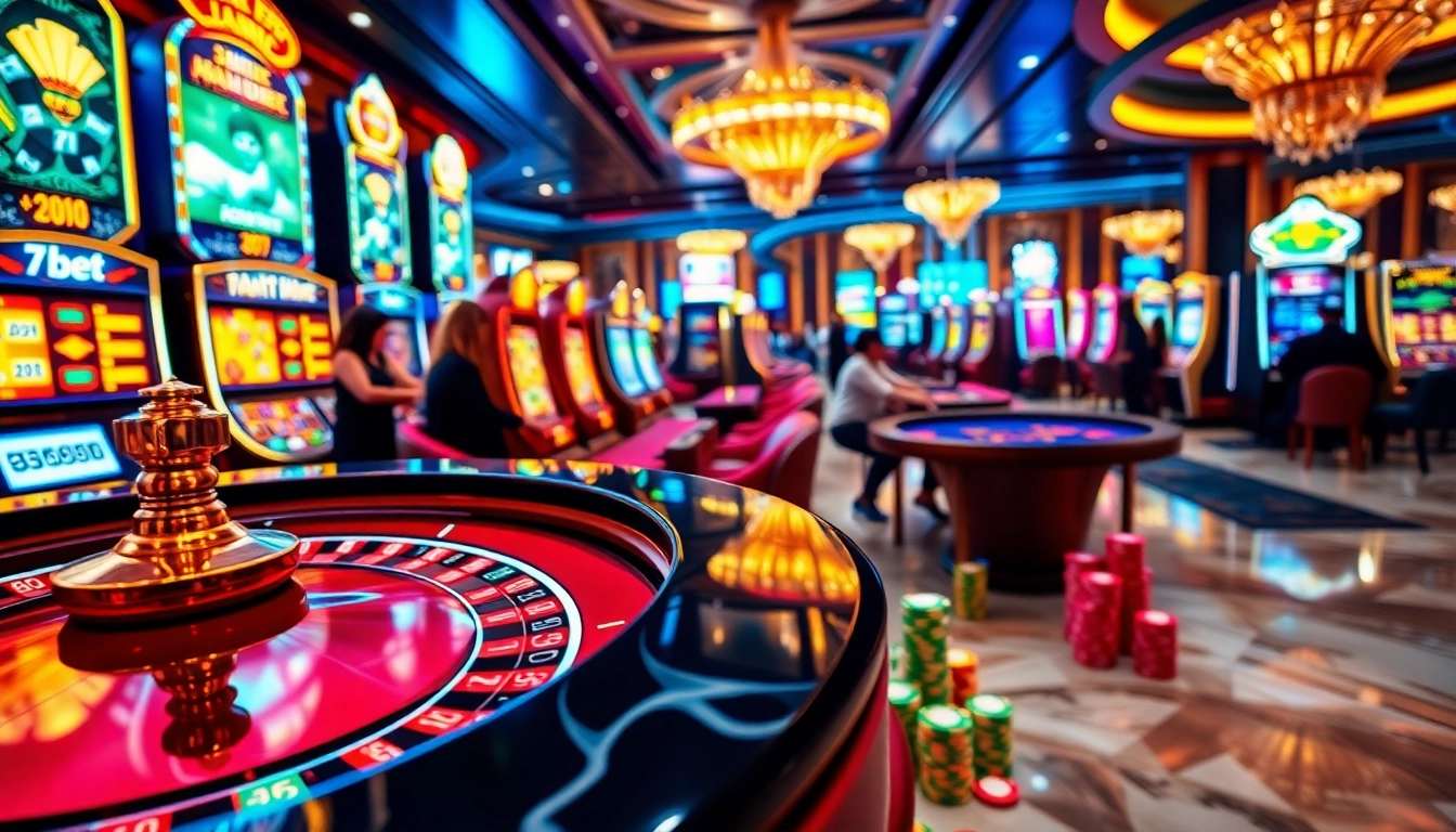Experience the thrill of F8 BET at an upscale casino with vibrant games and luxury.