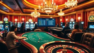 Betting passionately at a casino table with 7mcn sports scores displayed for informed wagering.
