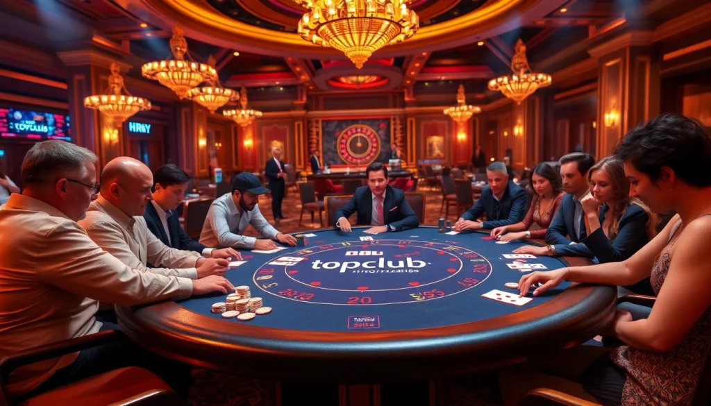 Experience thrilling gameplay and rich casino visuals at https://topclub.site/ with poker action and vibrant atmosphere.