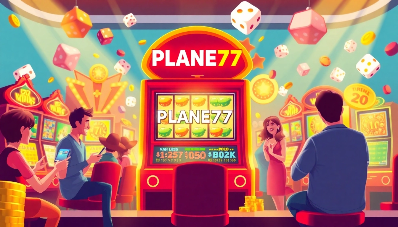 Menikmati pengalaman bermain PLANET77 game dengan antusias dalam suasana permainan online yang ceria.