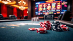 Experience the thrill of the best online casinos in Canada with vibrant gaming setups and lively atmosphere.