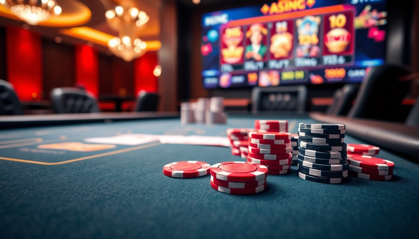 Experience the thrill of the best online casinos in Canada with vibrant gaming setups and lively atmosphere.
