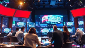 Capture the latest updates live at https://saudiwadi.com with a vibrant newsroom team in action.