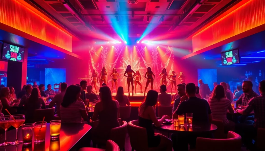 Experience the vibrant nightlife at Club sxm with stunning performances and luxury ambiance.