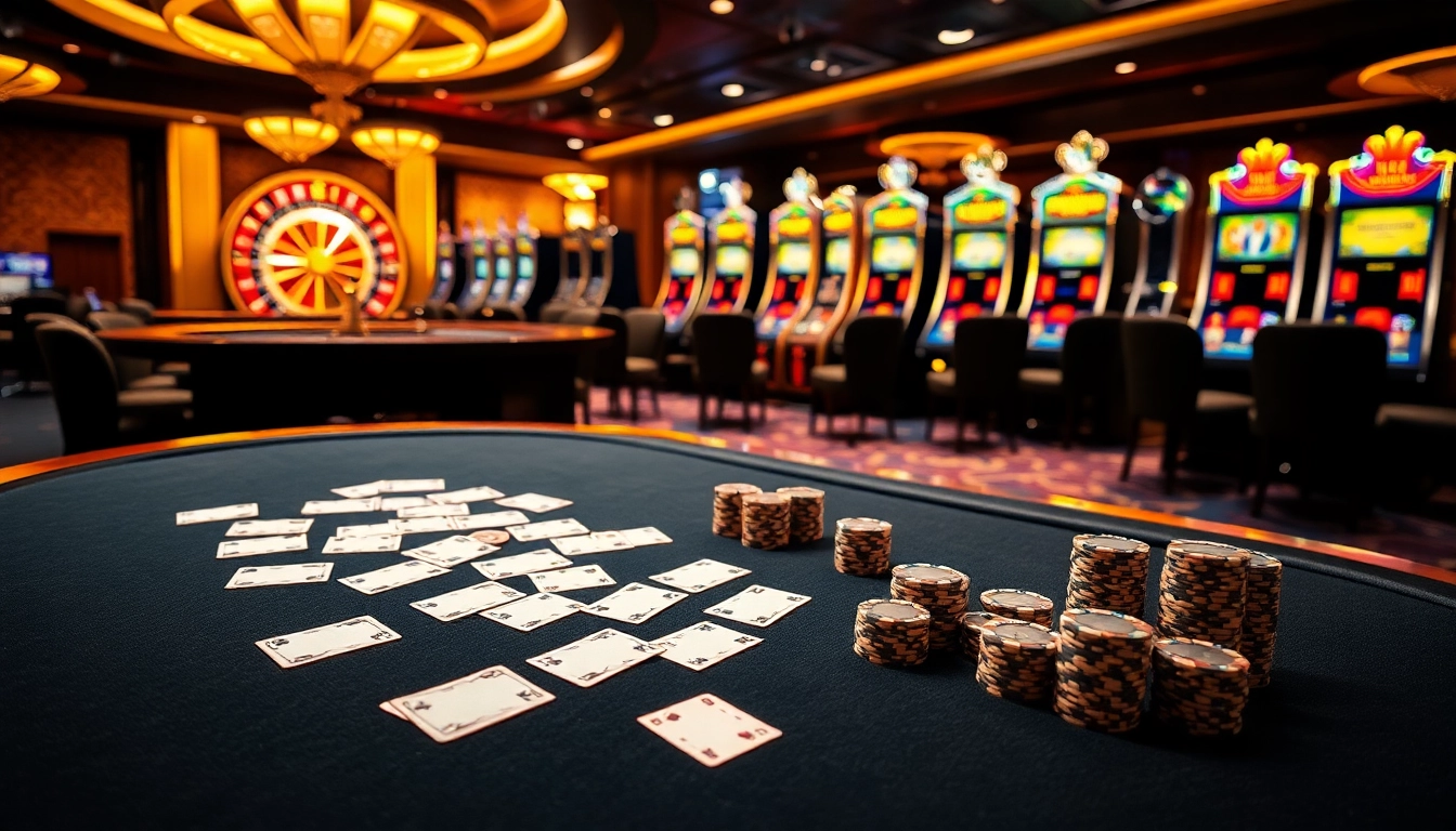 Experience thrilling gameplay at king88 casino with lavish tables and vibrant slots.
