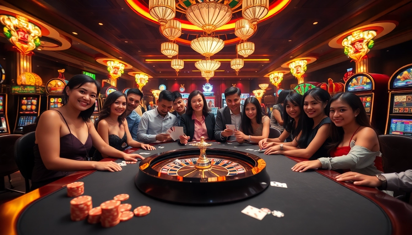 Vua99 offers a thrilling casino atmosphere with engaging poker games and vibrant slot machines.