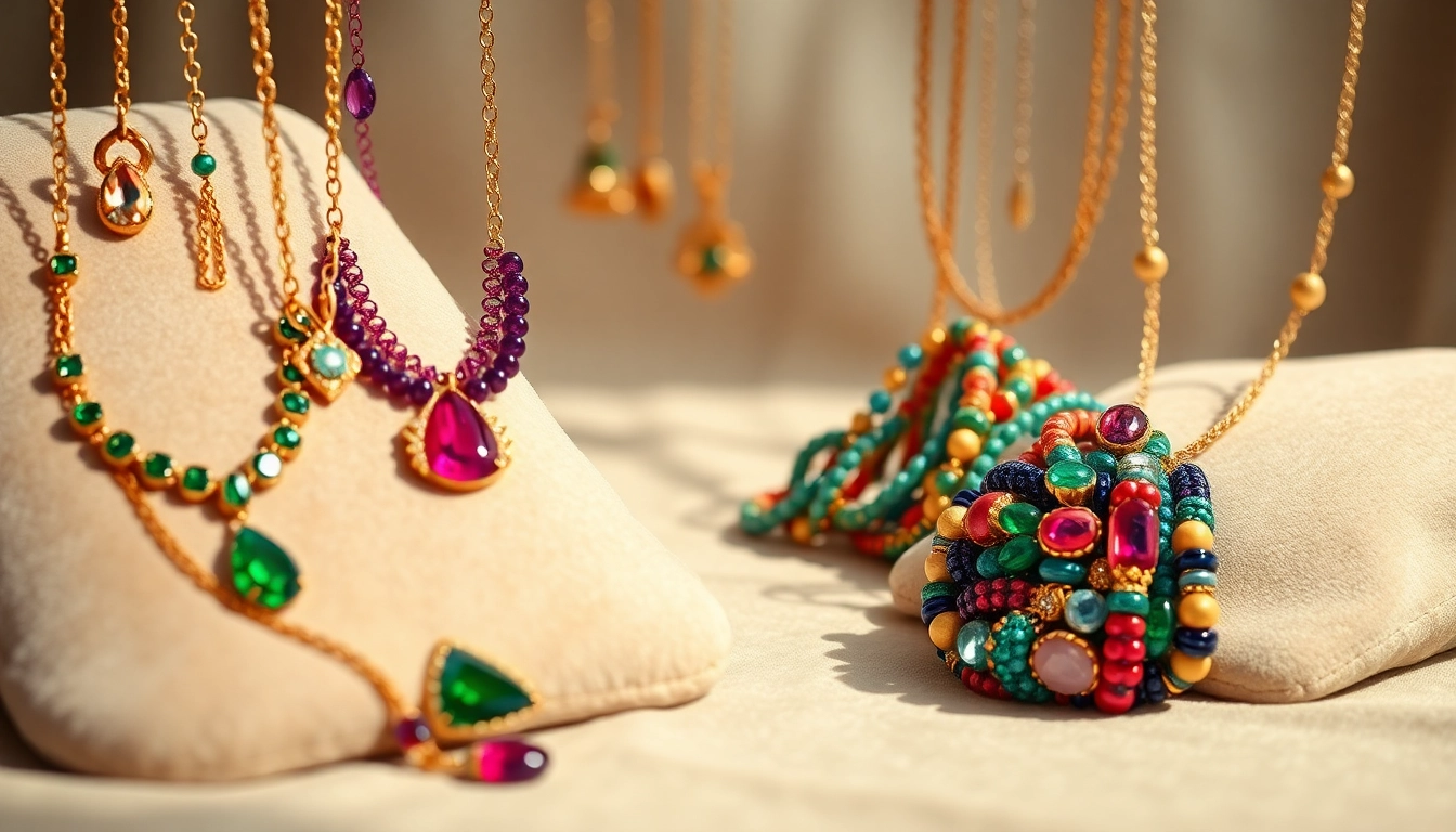 Admire jewelry crafted with love at https://valenciakey.es in a vibrant display of colors and styles.