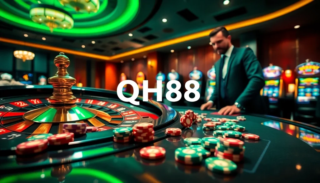 Engage in an exciting gaming experience with Đăng Ký QH88 at our upscale casino tables.
