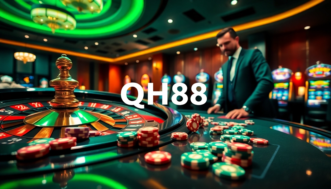 Engage in an exciting gaming experience with Đăng Ký QH88 at our upscale casino tables.