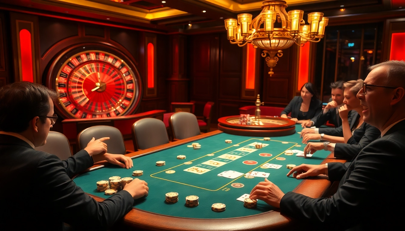 Exciting high-stakes poker scene with chips and cards focused on 32win32 casino experience.