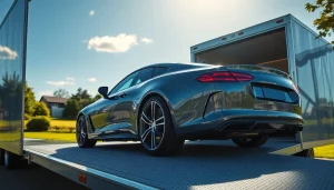 Transporting luxury vehicles with care at https://luxuryautocarriers.com, showcasing quality service and precision.