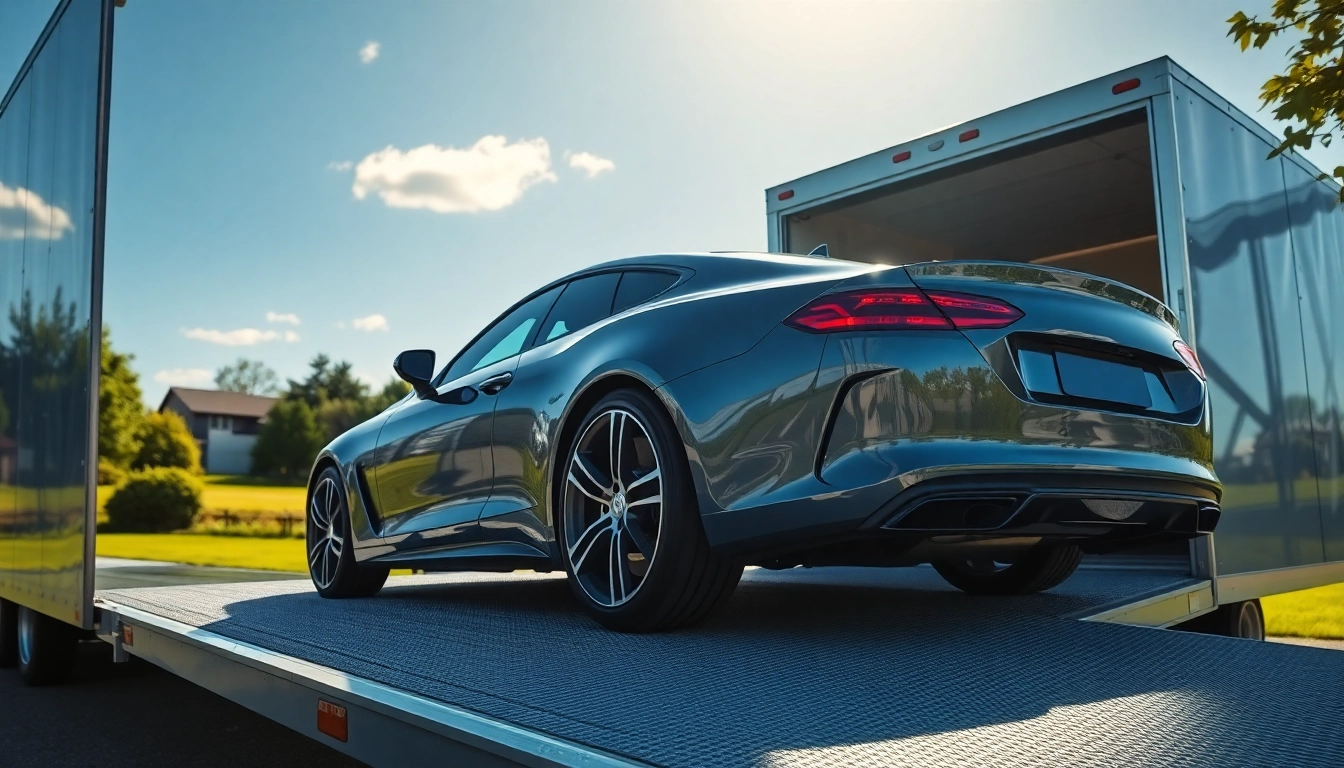 Transporting luxury vehicles with care at https://luxuryautocarriers.com, showcasing quality service and precision.