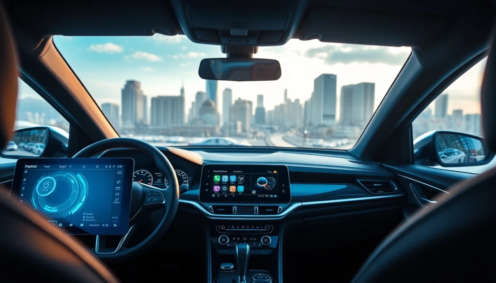 Learn about car hacking at https://car-hack-world.com with a secure vehicle interface illustration.