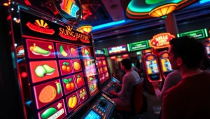 Raih kemenangan berbasis petanitoto dalam suasana mesin slot yang meriah.