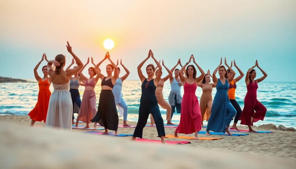 orbitnix.com의 요가 세션을 즐기는 건강 리트릿에서의 편안한 순간