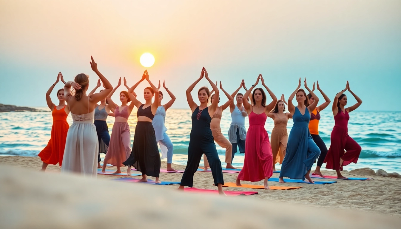 orbitnix.com의 요가 세션을 즐기는 건강 리트릿에서의 편안한 순간