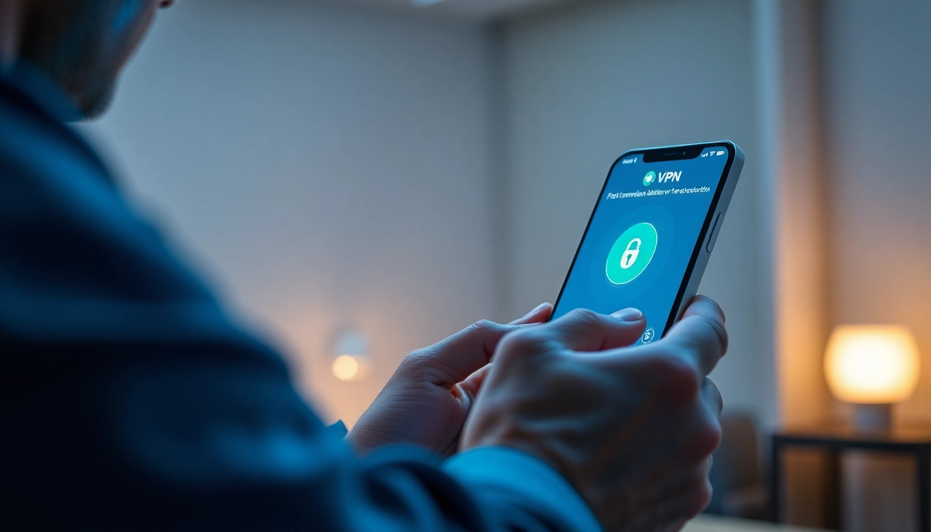 快连vpn下载 showcased on a modern device with a user-friendly interface, symbolizing security and innovation.