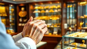 weitere Informationen Goldankauf überprofessionelles Goldankauf Szenario mit Juwelier.