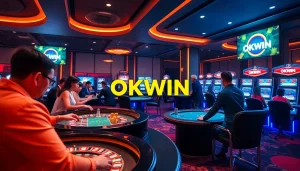 Experience the excitement at OKWIN's luxury online casino with vibrant gaming options.