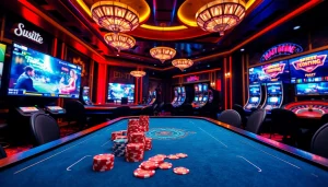 Engaging live esports betting scene featuring Trực tiếp Esport action and vibrant casino elements.