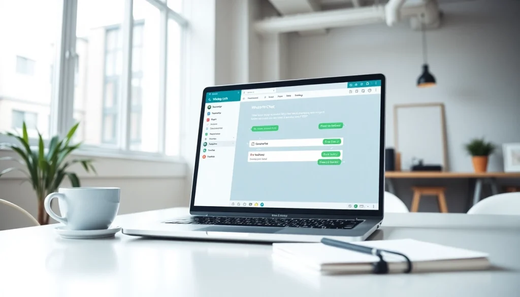 Export WhatsApp chats as PDFs through https://chattopdf.app interface in a modern workspace.