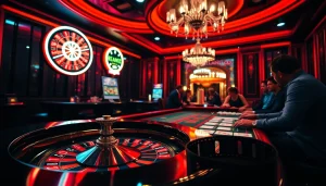 Experience the thrill of rebahin film-inspired casino games, featuring poker chips and roulette.