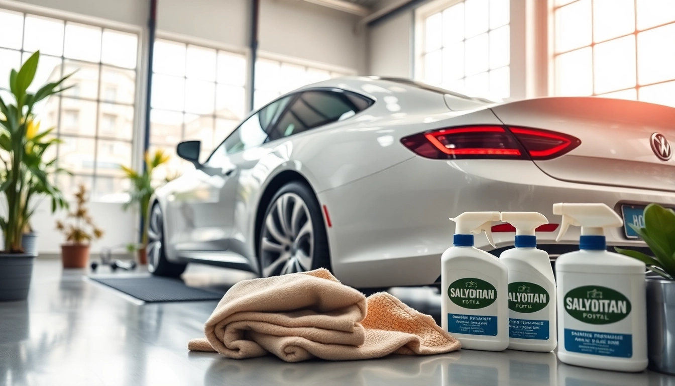 Enhance your vehicle's shine with car detailing Chattanooga's expert services in this vibrant garage.