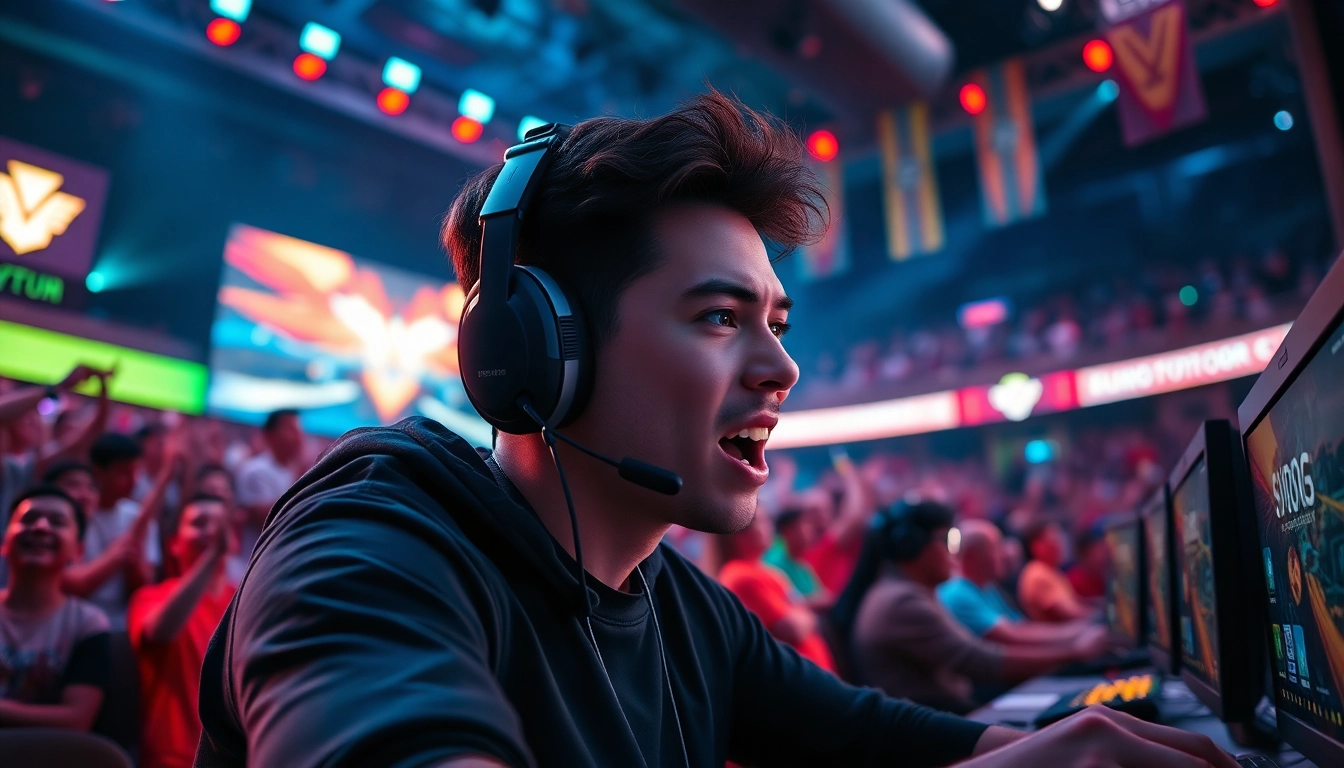 เกมเมอร์ที่มุ่งมั่นใน megagame พร้อมกับการสนับสนุนจากแฟนๆ ในการแข่งขัน