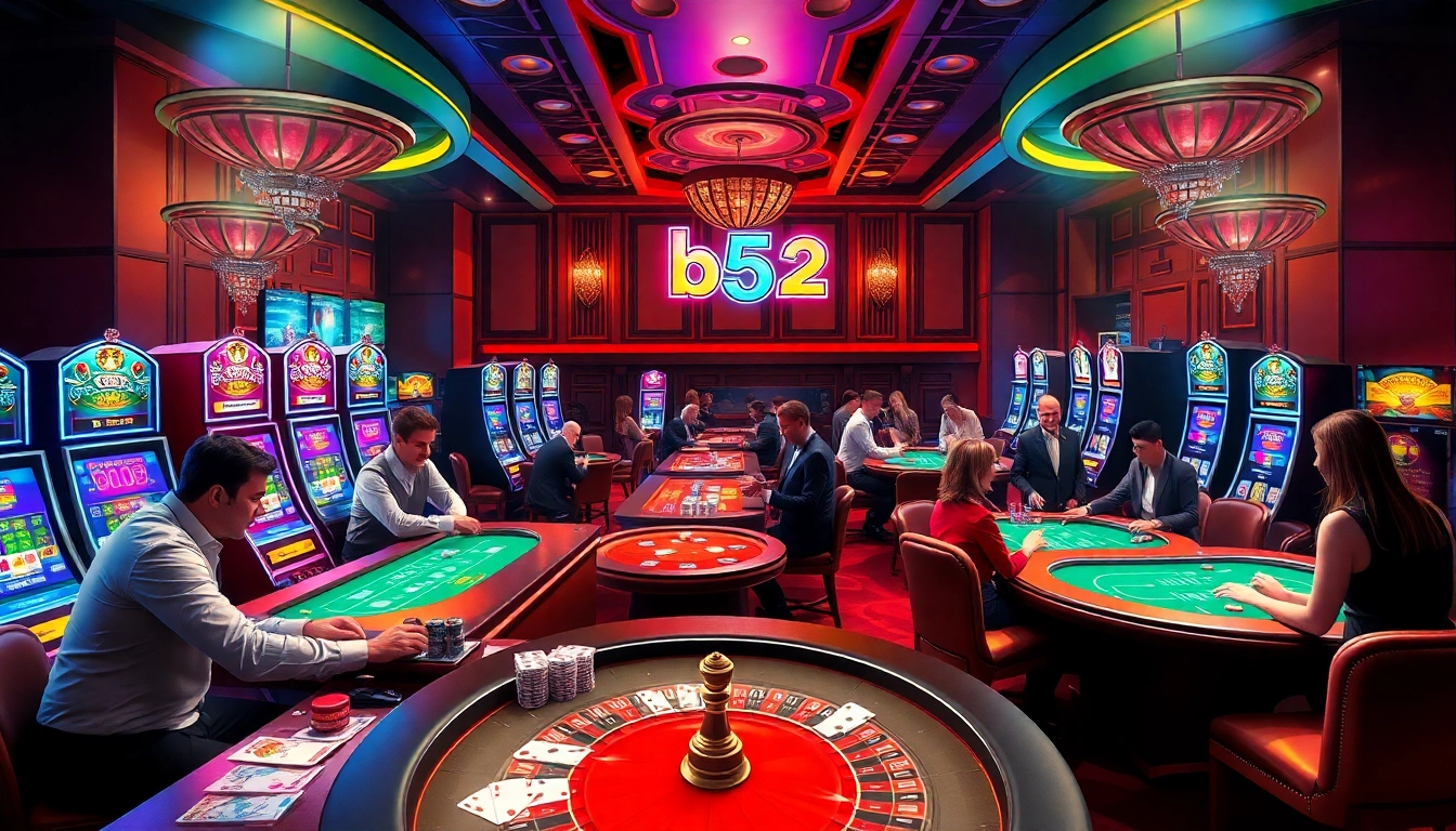 Enjoy thrilling gameplay at the b52 club with vibrant slot machines and friendly dealers.