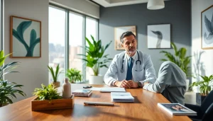 Consultation with a psychiatrist in Dubai in a serene and professional setting.