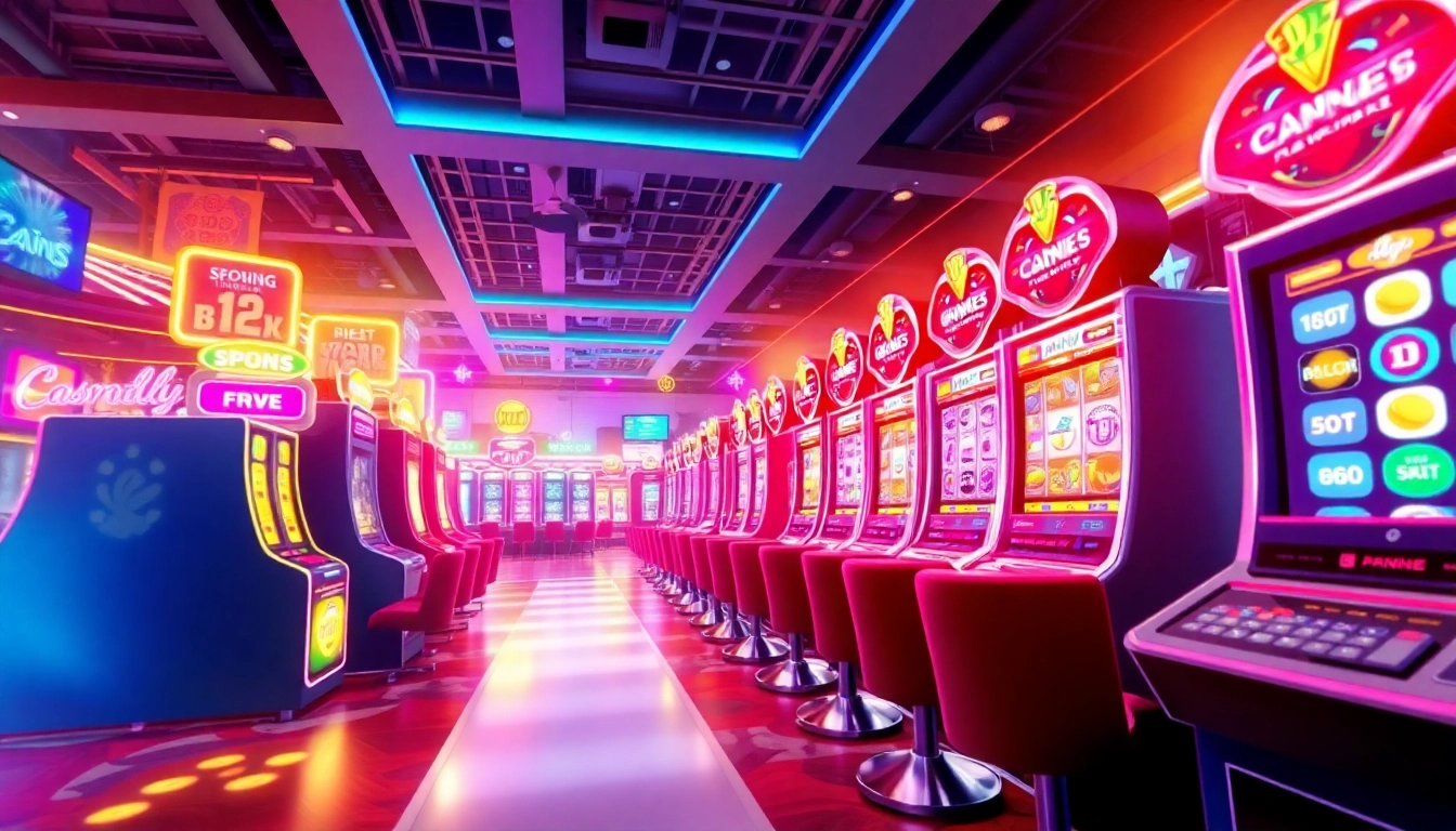 Menampilkan gudangcuan dengan mesin slot yang menarik dan grafis yang hidup.