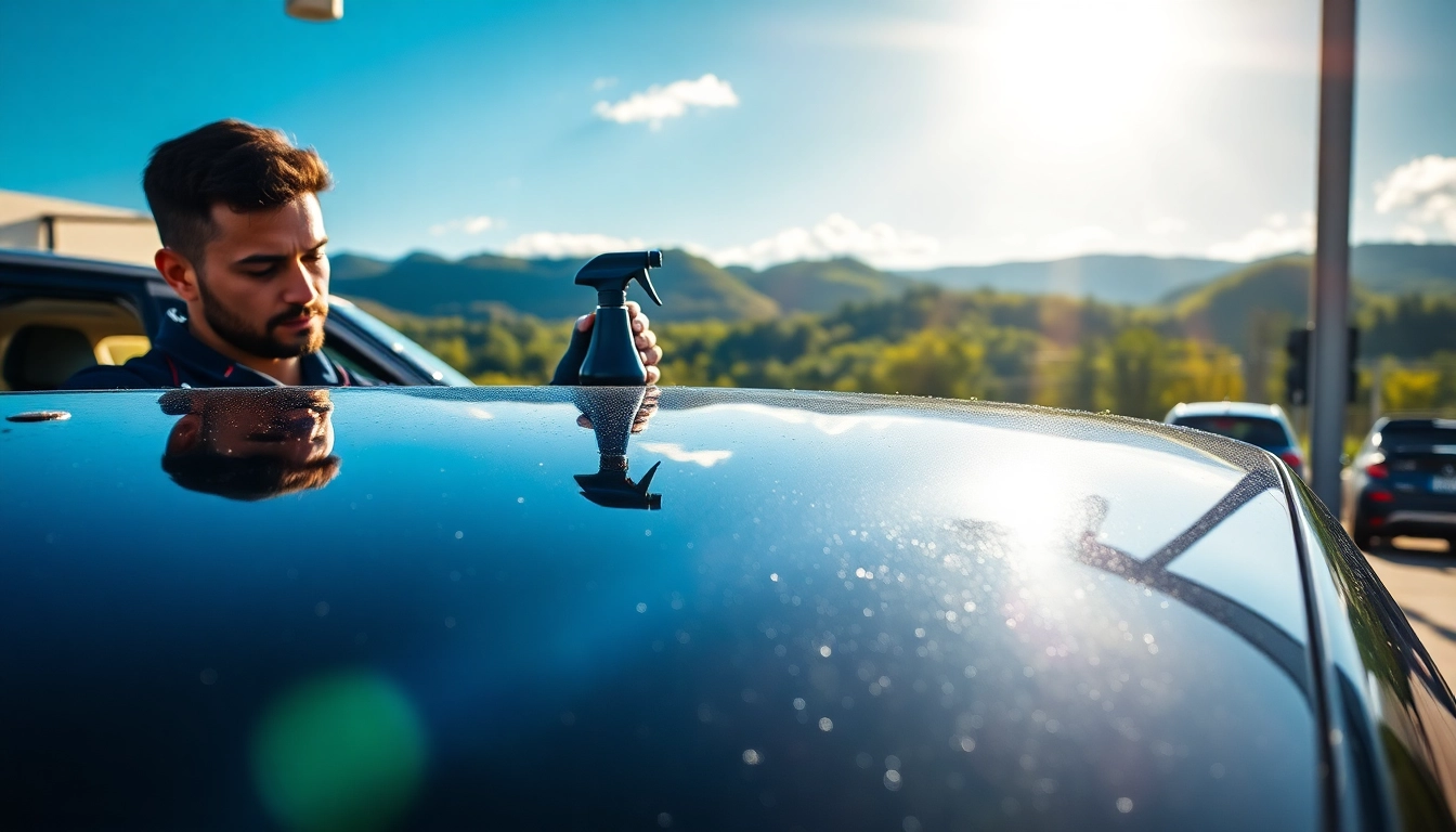 Experience the best car detailing Chattanooga TN with a shining vehicle and professional detailer.