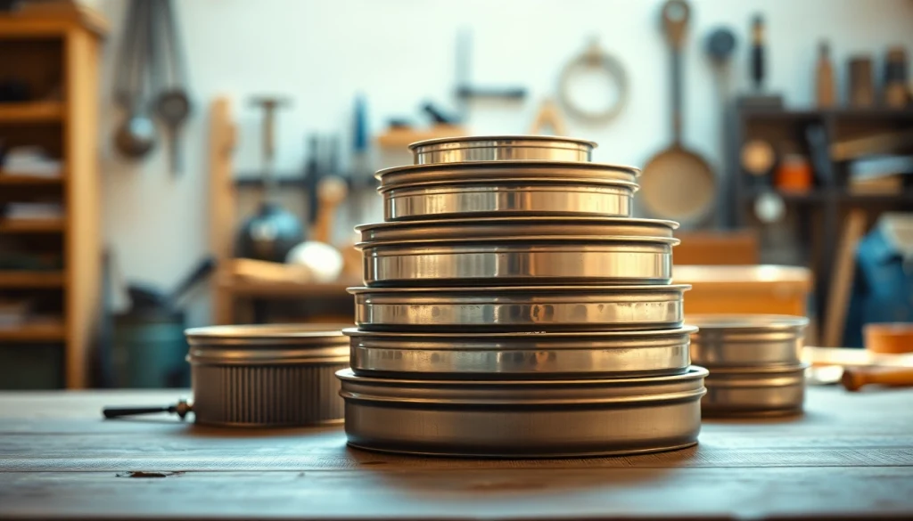 Zinn verkaufen: Hochwertige Zinnprodukte auf einem Tisch, elegant präsentiert.