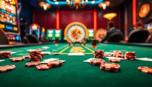 Witness CM88 players strategizing at an upscale casino, surrounded by poker chips and roulette wheels.