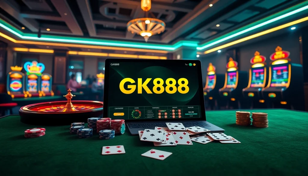 Experience thrilling action at GK88 with vibrant casino games and engaging betting options.