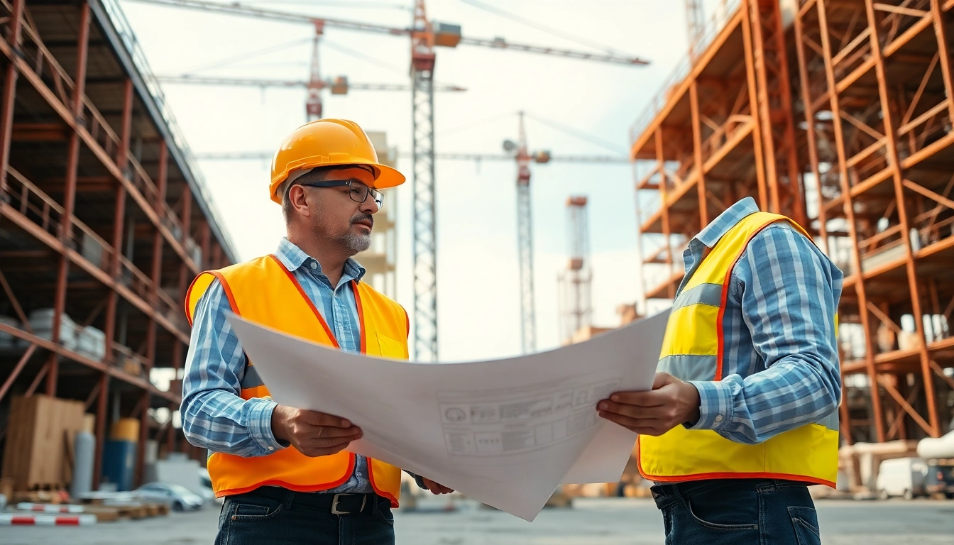 Engaged construction team representing a construction association wyoming on a busy site.