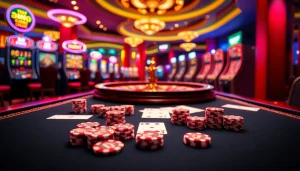 Experience lively gaming at the SOIBET online casino with vibrant roulette, poker, and elegant ambiance.