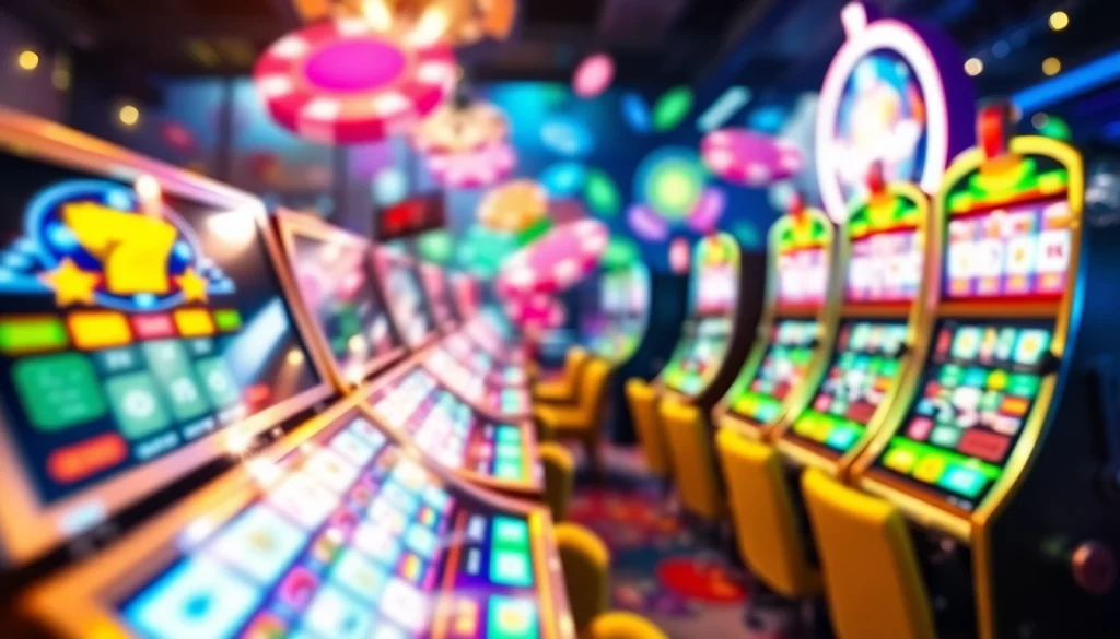 เล่นสล็อตออนไลน์อย่างสนุกสนานในบรรยากาศคาสิโนเสมือนจริงที่มีสีสันดึงดูด