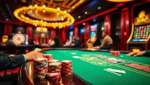 The hidden wiki 2026 showcases a vibrant casino scene with poker chips, roulette wheel excitement, and engaging players.