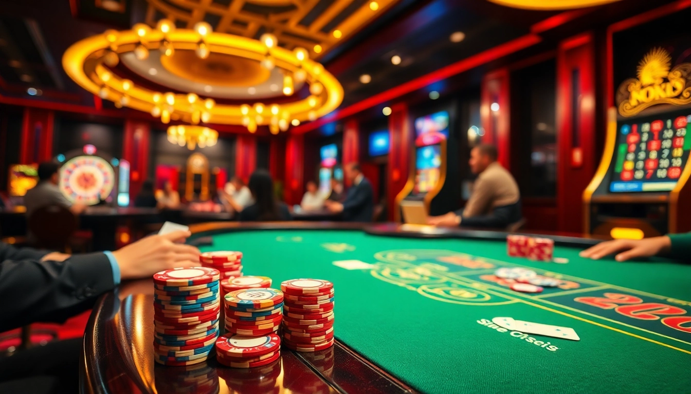 The hidden wiki 2026 showcases a vibrant casino scene with poker chips, roulette wheel excitement, and engaging players.