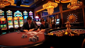 Experience the thrill of high-stakes poker with https:/sc88.bz/'s exciting casino environment.