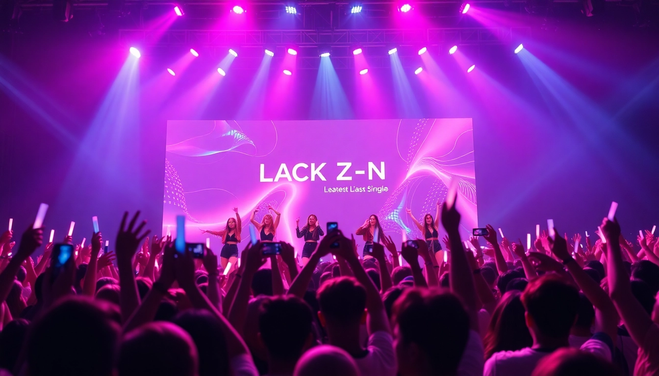 Vibrant BLACKPINK news concert scene capturing the excitement of live performance.