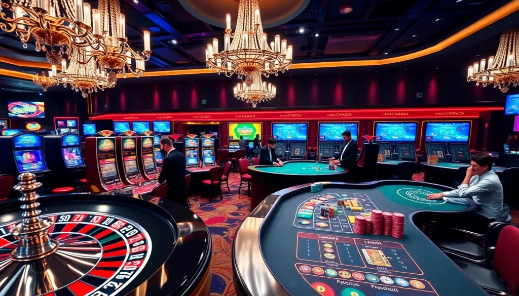 Winning at the casino with excitement and luxury at https://ok88.tech/ gaming tables and slot machines.