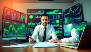 Acheter bitcoin avec des conseils d'experts et des données de marché sur un bureau moderne.