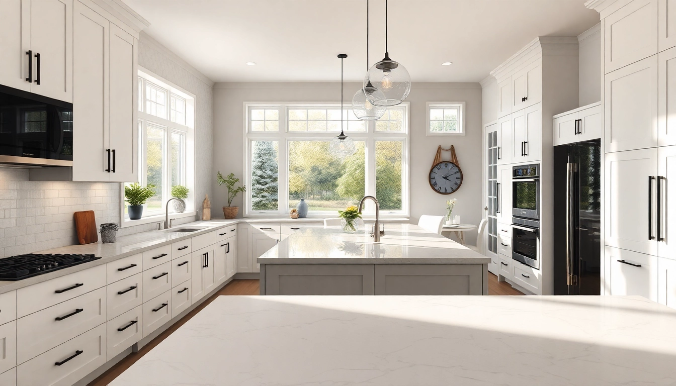 Beautiful modern kitchen showcasing designs by a Kitchen Remodeling contractor near The Canton, MI.