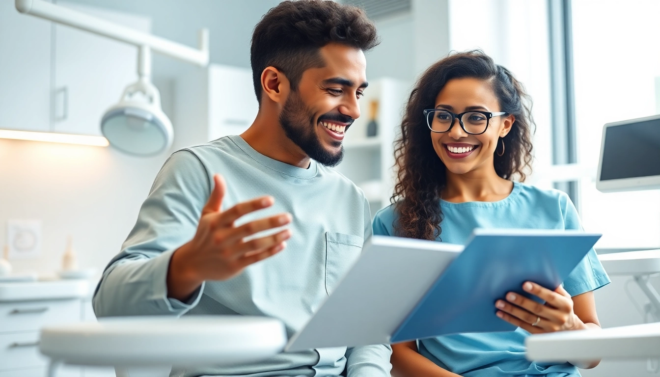 Engaging adult orthodontics Hawthorn consultation in a modern dental office, highlighting personalized care.