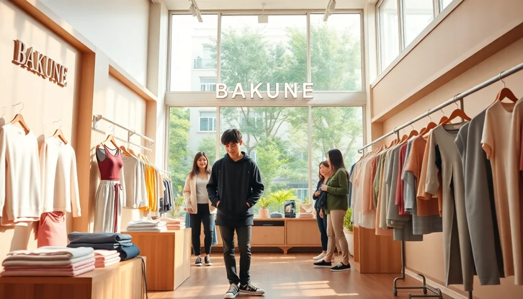 東京のBAKUNE店舗を探索—親しみやすいスタッフと買い物客が集う、スタイリッシュなリカバリーウェアを紹介。