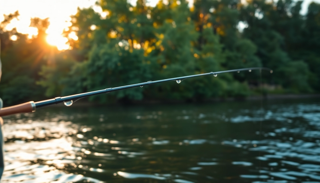 Mastering the best fly fishing rods with expert casting amidst a tranquil river setting.