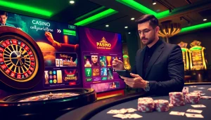 Vivez le frisson du casino en ligne avec des machines à sous vibrantes et des roues de roulette.