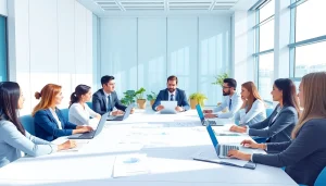 Engaging professionals discussing competitive intelligence faqs in a collaborative workspace.